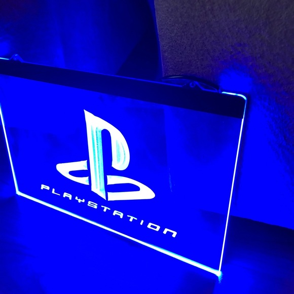 PLAYSTATION LED NEON LIGHT SIGN 8x12 - Picture 2 of 3
